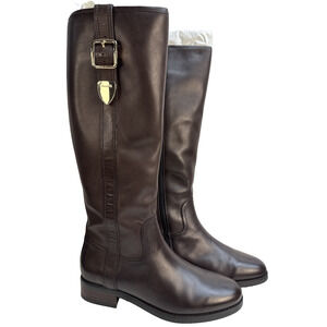 Coach Women's Easton Tall Chestnut Boots 7.5 M NWB